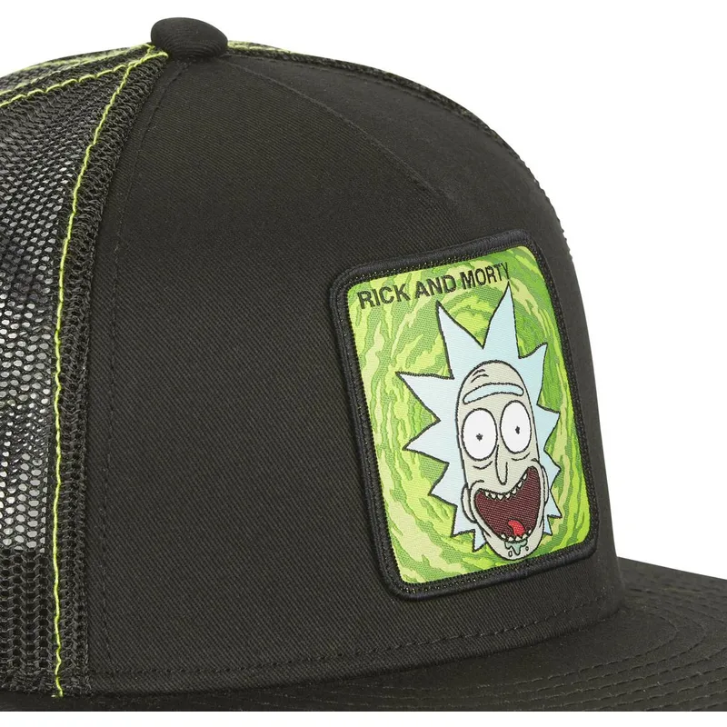 cepur-plakana-truckeris-melns-snapback-casf-ri1-rick-sanchez-riks-un-mortijs-no-capslab cepur-plakana-truckeris-melns-snapback-casf-ri1-rick-sanchez-riks-un-mortijs-no-capslab