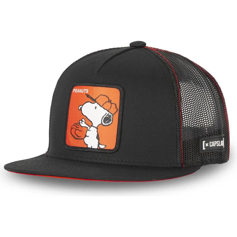 cepur-plakana-truckeris-melns-snapback-casf-ba1-snoopy-zemesrieksti-no-capslab cepur-plakana-truckeris-melns-snapback-casf-ba1-snoopy-zemesrieksti-no-capslab