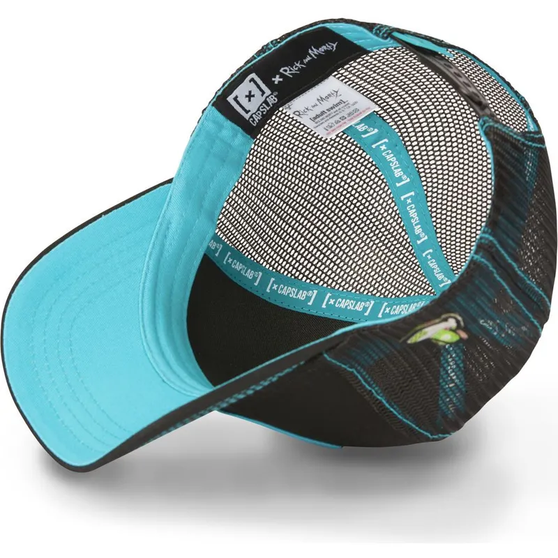 schwarze-trucker-kappe-rick-and-morty-re3-rick-and-morty-von-capslab