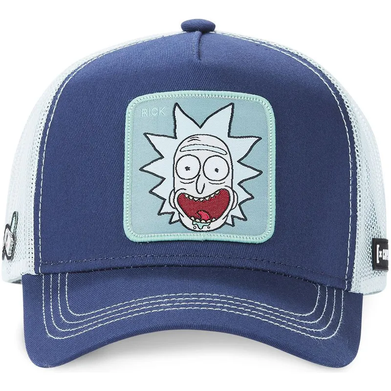 cepur-izliekta-truckeris-zils-snapback-rem-san2-rick-sanchez-riks-un-mortijs-no-capslab