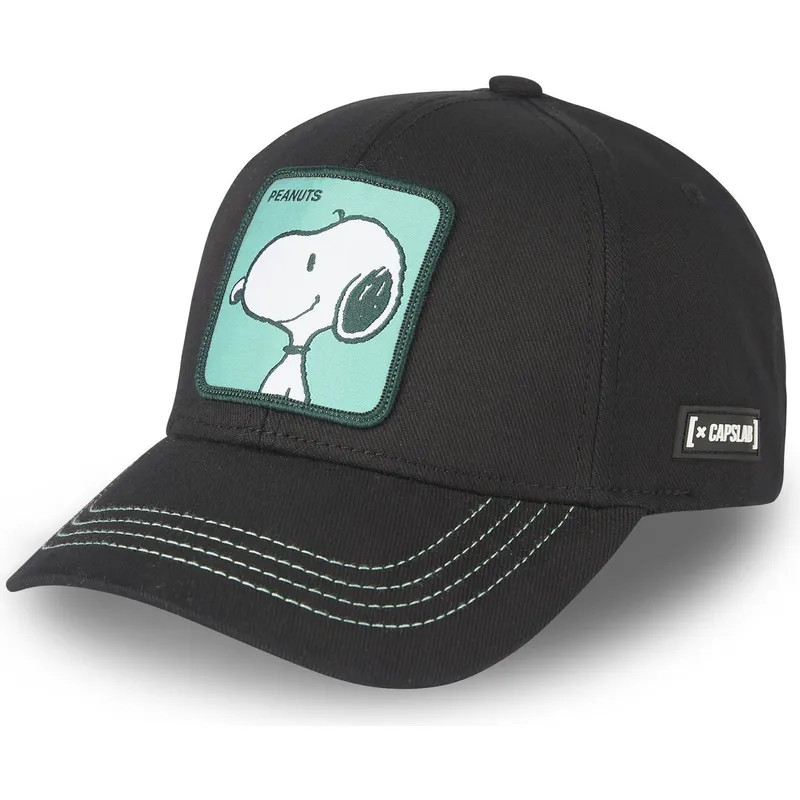 cap-izliekta-black-snapback-snoopy-peanuts-no-capslab