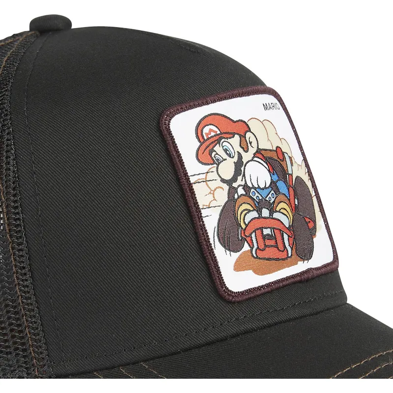 cepur-izliekta-truckeris-melns-snapback-kart-tur1-bros-mario-super-mario-bros-no-capslab