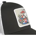 cepur-izliekta-truckeris-melns-snapback-kart-dri2-bros-mario-super-mario-bros-no-capslab