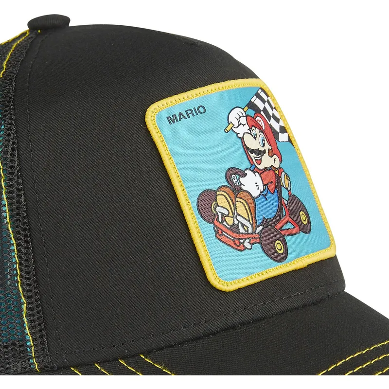 cepur-izliekta-truckeris-melns-snapback-kart-vic1-bros-mario-super-mario-bros-no-capslab