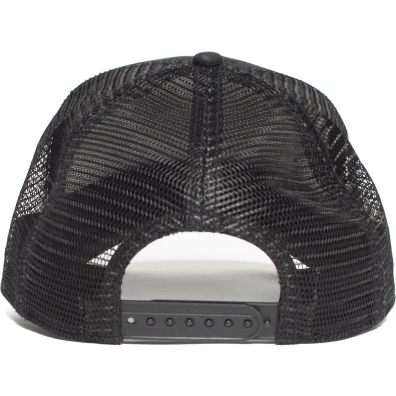 cepur-izliekta-truckeris-melns-snapback-chill-the-farm-no-goorin-bros