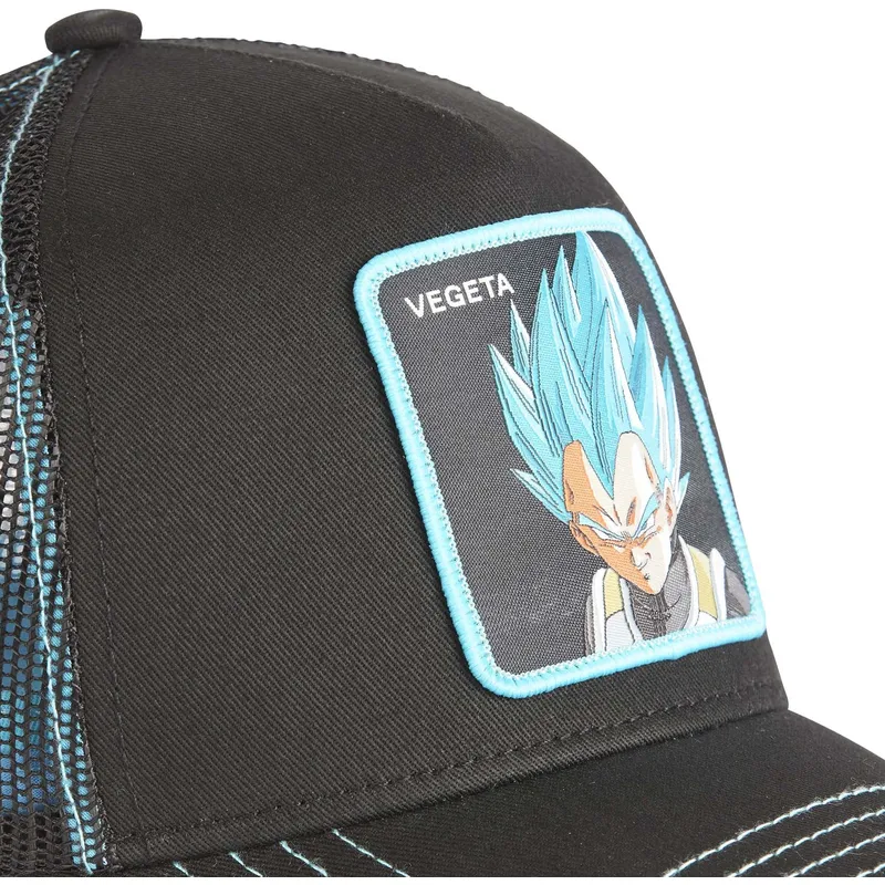 cepur-izliekta-truckeris-melns-snapback-super-saiyan-blue-cas-veg1-vegeta-dragon-ball-no-capslab