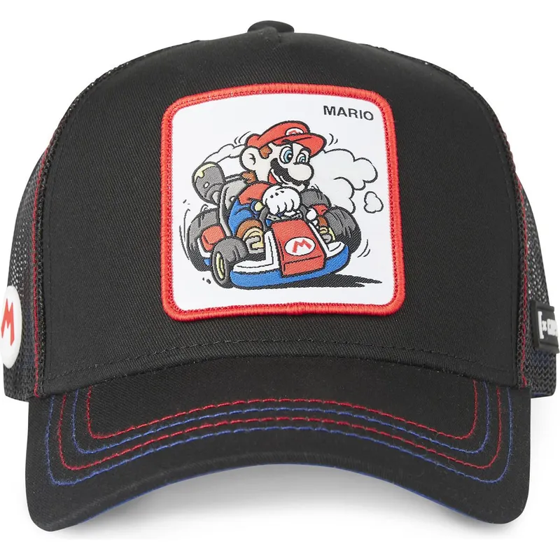 cepur-izliekta-truckeris-melns-snapback-kart-dri1-bros-mario-super-mario-bros-no-capslab