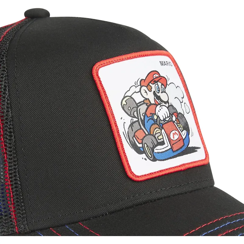 cepur-izliekta-truckeris-melns-snapback-kart-dri1-bros-mario-super-mario-bros-no-capslab