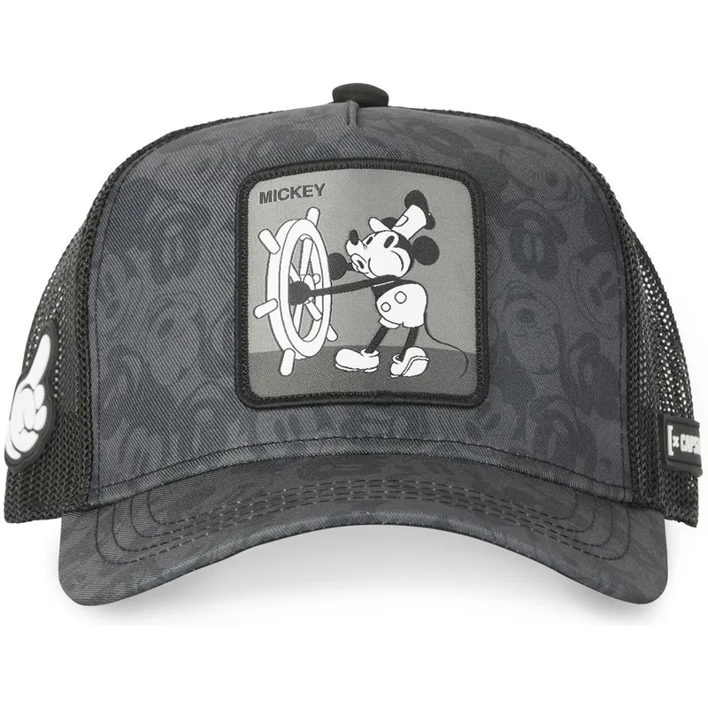 cepur-izliekta-truckeris-melns-snapback-vintage-key4-mickey-mouse-disney-no-capslab
