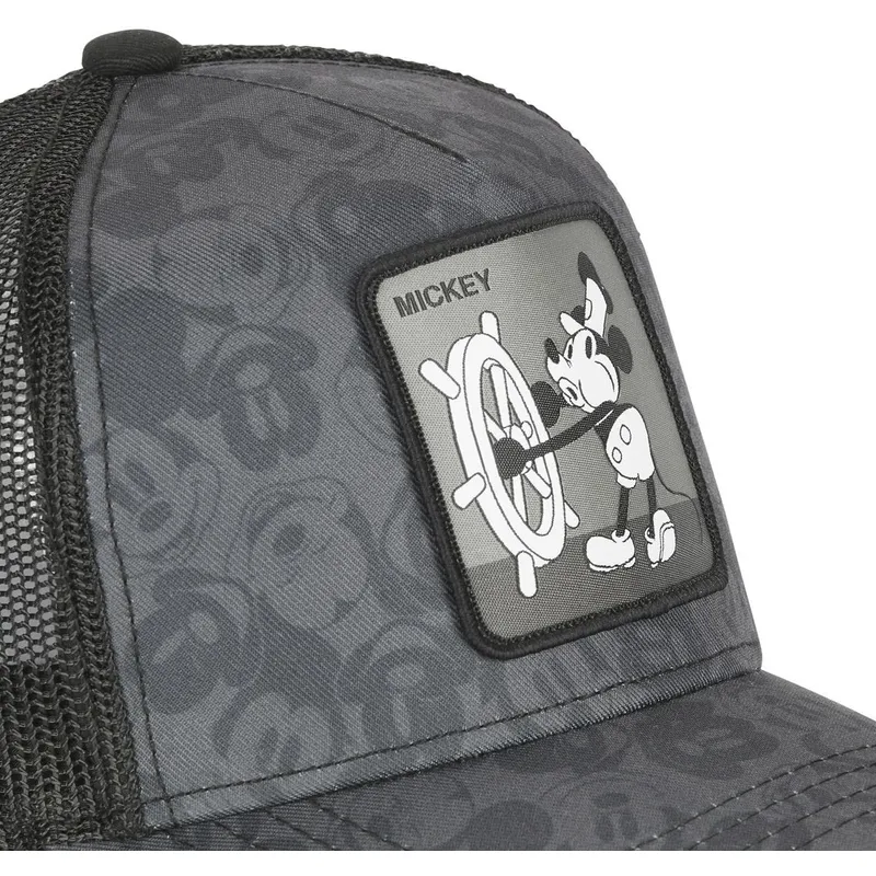 cepur-izliekta-truckeris-melns-snapback-vintage-key4-mickey-mouse-disney-no-capslab