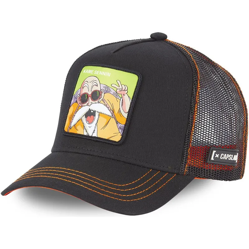 cepur-izliekta-truckeris-melns-snapback-db3-kam1-master-roshi-dragon-ball-no-capslab