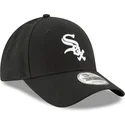 cepur-izliekta-melns-regulejama-lente-9forty-the-league-no-chicago-white-sox-mlb-no-new-era