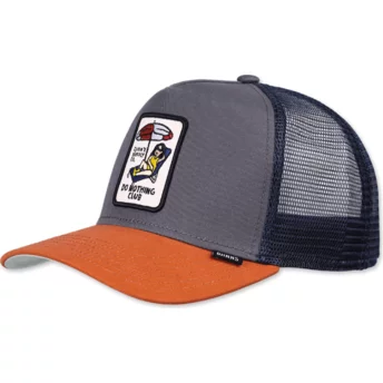 Djinns Do Nothing Club HFT DNC New 1.5 Grey and Brown Trucker Hat