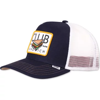 Djinns Club Sandwich HFT Food Navy Blue and White Trucker Hat