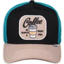 schwarze-blaue-und-braune-trucker-kappe-coffee-is-always-a-good-idea-hft-food-von-djinns