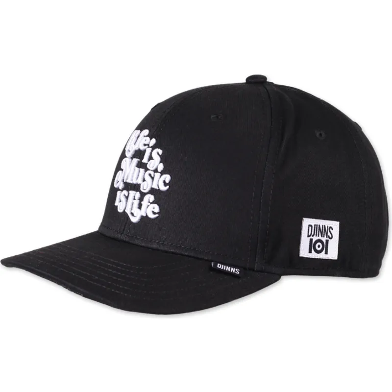 cap-izliekta-black-adjustable-strap-no-djinns