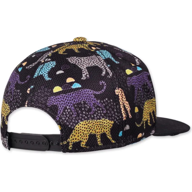 cepur-plakana-melns-snapback-gepard-linen-no-djinns