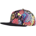 czapka-plaska-wielokolorowa-snapback-peacock-linen-od-djinns
