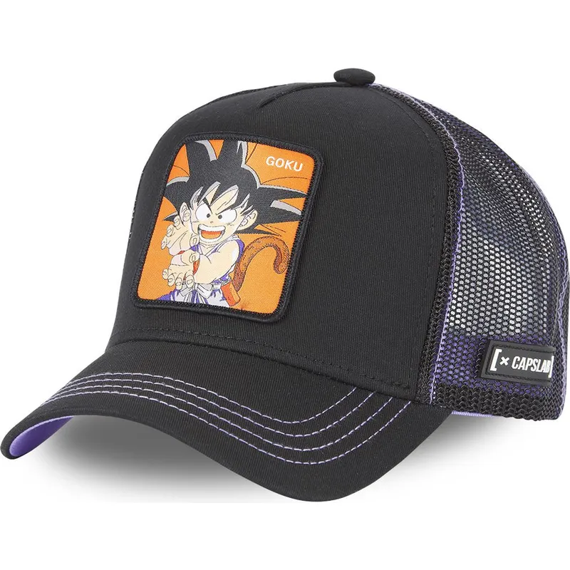 cepur-izliekta-truckeris-melns-snapback-db3-gok1-son-goku-dragon-ball-no-capslab