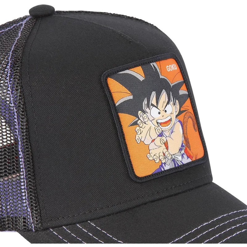 cepur-izliekta-truckeris-melns-snapback-db3-gok1-son-goku-dragon-ball-no-capslab