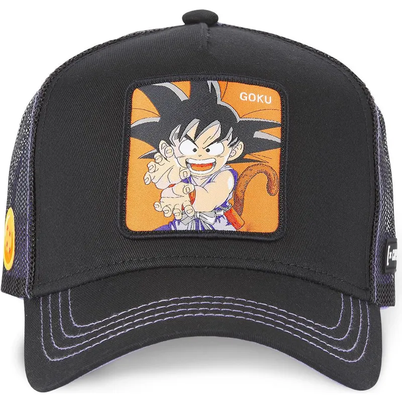 cepur-izliekta-truckeris-melns-snapback-db3-gok1-son-goku-dragon-ball-no-capslab