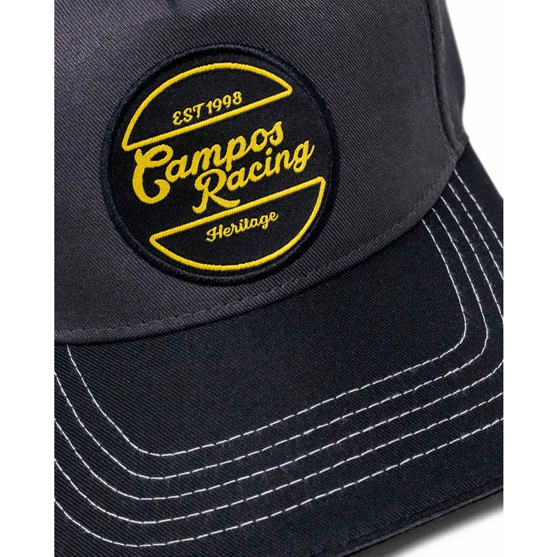 cepur-izliekta-melns-regulejams-campos-racing-heritage-no-kimoa cepur-izliekta-melns-regulejams-campos-racing-heritage-no-kimoa