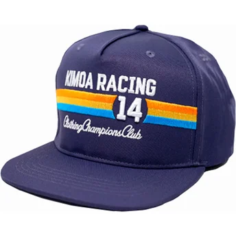 Cap plakana navy blue adjustable strap no Kimoa