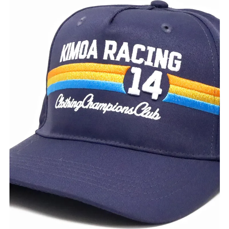 cepur-izliekta-tumsi-zils-regulejama-lente-racing-14-no-kimoa