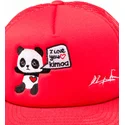 cepur-plakana-sarkans-snapback-by-domingo-zapata-no-kimoa