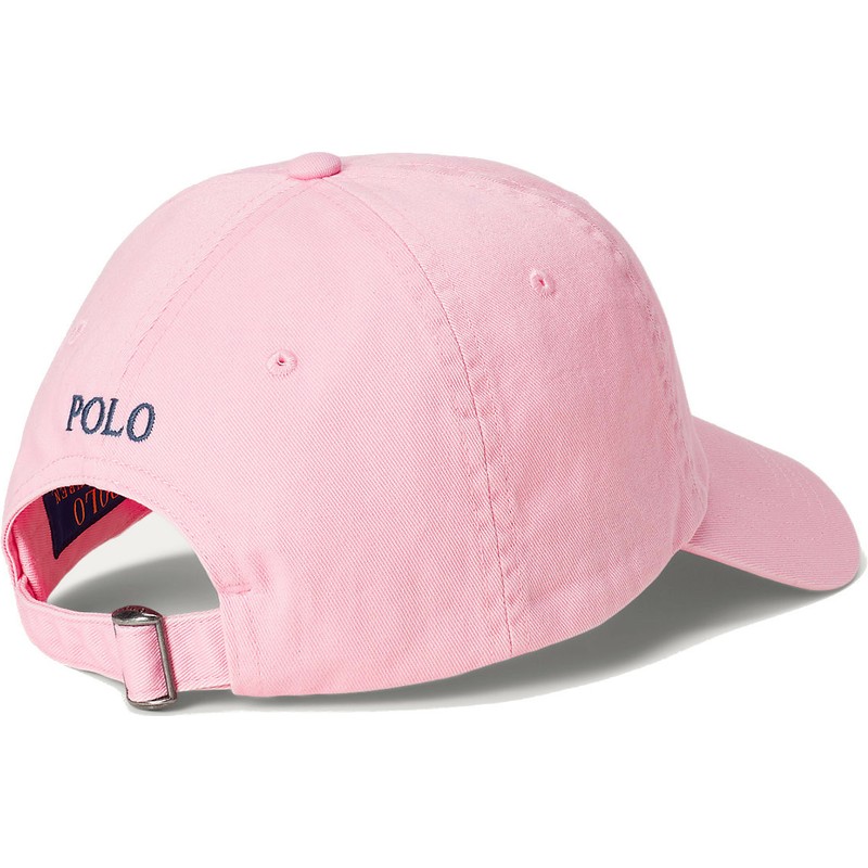 polo-ralph-lauren-curved-brim-blue-logo-cotton-chino-classic-sport-pink-adjustable-cap