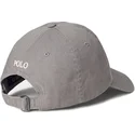 graue-verstellbare-curved-cap-mit-weissem-logo-cotton-chino-classic-sport-von-polo-ralph-lauren