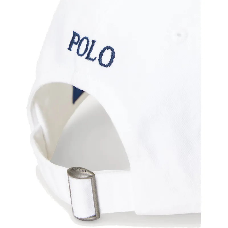 cepur-izliekta-balts-regulejama-lente-cotton-chino-classic-sport-no-polo-ralph-lauren