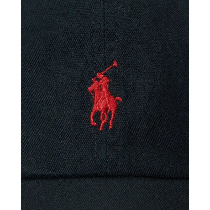 cepur-izliekta-melns-regulejams-cotton-chino-classic-sport-no-polo-ralph-lauren