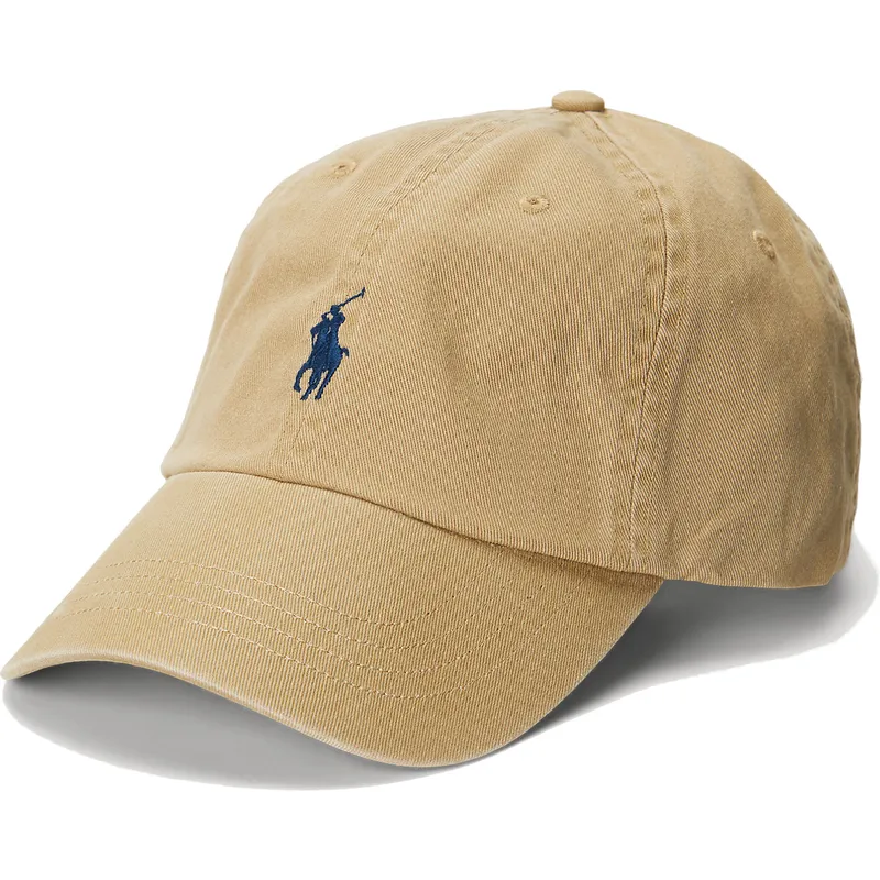 cepur-izliekta-bruns-regulejams-cotton-chino-classic-sport-no-polo-ralph-lauren
