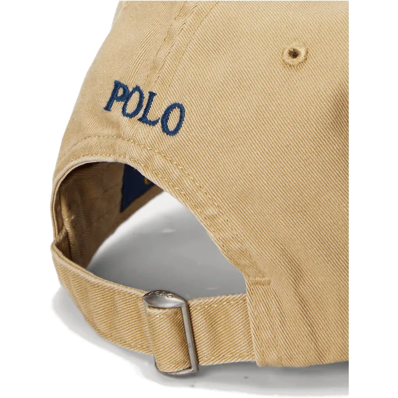 cepur-izliekta-bruns-regulejams-cotton-chino-classic-sport-no-polo-ralph-lauren
