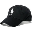 cepur-izliekta-melns-regulejams-big-pony-chino-classic-sport-no-polo-ralph-lauren