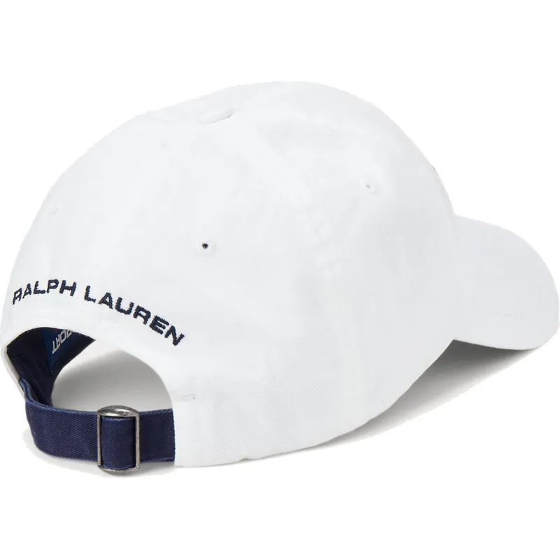 cepur-izliekta-balts-regulejams-sport-twill-no-polo-ralph-lauren cepur-izliekta-balts-regulejams-sport-twill-no-polo-ralph-lauren