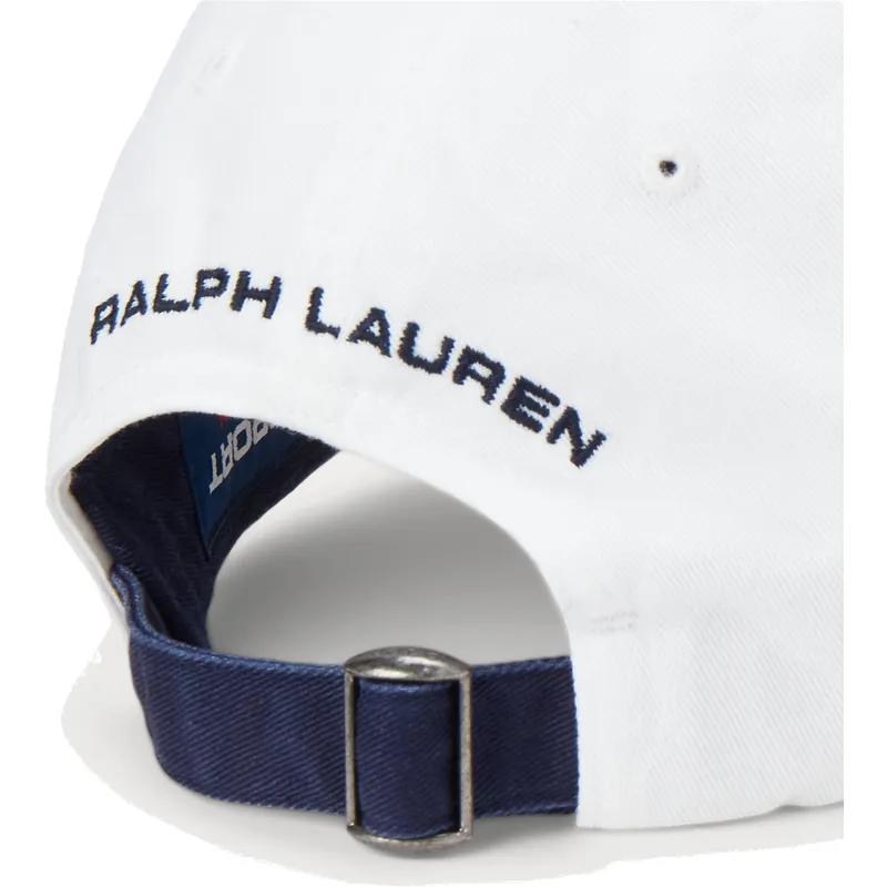 cepur-izliekta-balts-regulejams-sport-twill-no-polo-ralph-lauren cepur-izliekta-balts-regulejams-sport-twill-no-polo-ralph-lauren