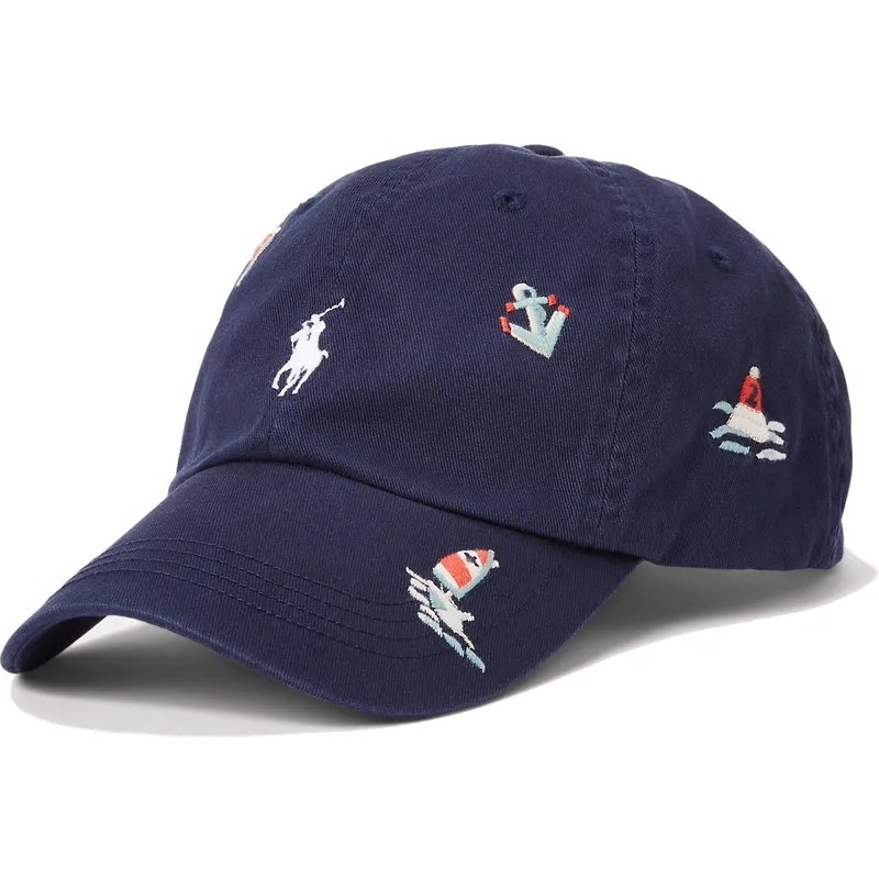 cepur-izliekta-tumsi-zils-regulejams-nautical-twill-no-polo-ralph-lauren