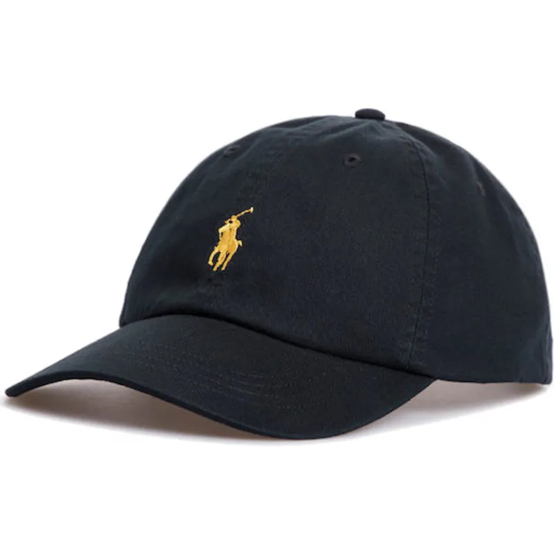 cepur-izliekta-melns-regulejams-dorado-cotton-chino-classic-sport-no-polo-ralph-lauren