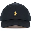 casquette-courbee-noire-ajustable-avec-logo-dore-cotton-chino-classic-sport-polo-ralph-lauren