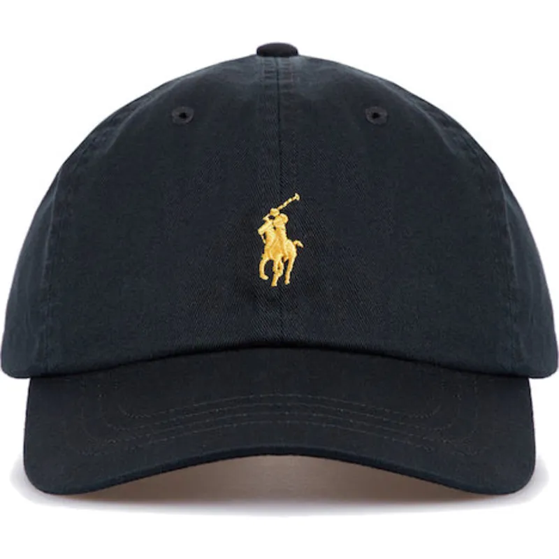 cepur-izliekta-melns-regulejams-dorado-cotton-chino-classic-sport-no-polo-ralph-lauren