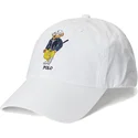 cepur-izliekta-balts-regulejams-bear-twill-no-polo-ralph-lauren