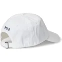 cepur-izliekta-balts-regulejams-bear-twill-no-polo-ralph-lauren