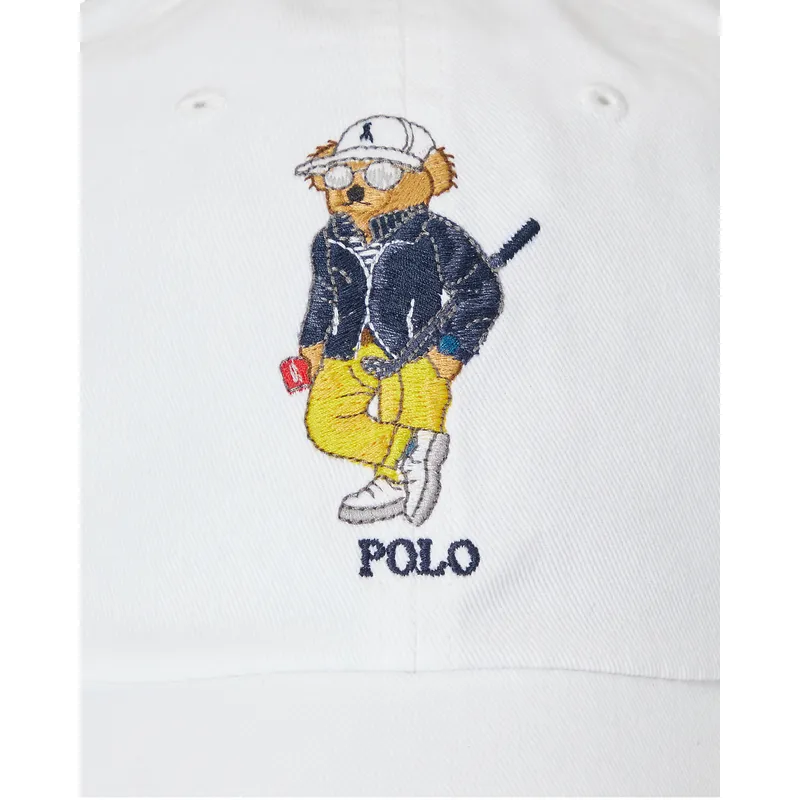 cepur-izliekta-balts-regulejams-bear-twill-no-polo-ralph-lauren