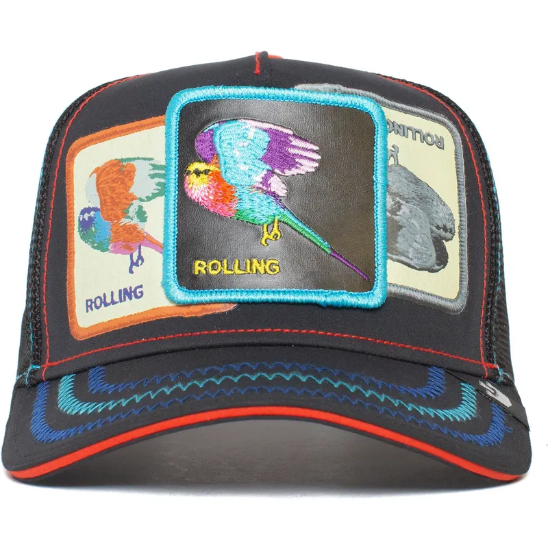cepur-izliekta-soferis-melns-snapback-pajaro-rolling-rrolling-this-is-the-drip-the-farm-the-farm-no-goorin-bros