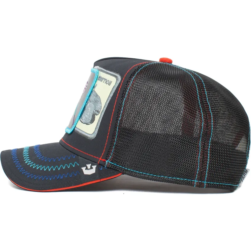 cepur-izliekta-truckeris-melns-snapback-rolling-rrolling-this-is-the-drip-the-farm-no-goorin-bros