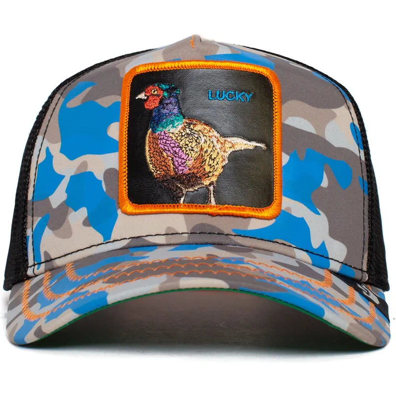 cepur-izliekta-truckeris-maskesanas-snapback-lucky-luck-stays-down-the-farm-no-goorin-bros