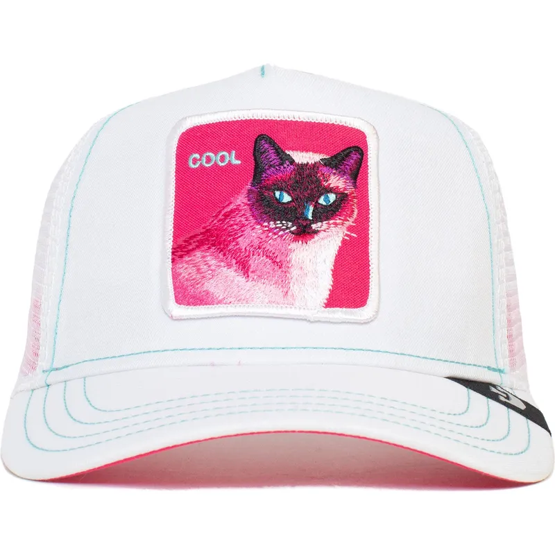 cepur-izliekta-truckeris-balts-snapback-cool-kitty-trip-the-farm-no-goorin-bros cepur-izliekta-truckeris-balts-snapback-cool-kitty-trip-the-farm-no-goorin-bros
