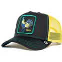 schwarze-und-gelbe-trucker-kappe-gallo-cock-trip-the-farm-von-goorin-bros